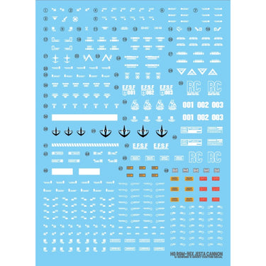 G-Rework CD-H151 Premium Decal for HG RGm-96X Jesta Cannon (Unicon Ver.)